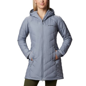 Columbia Jas Dames, Heavenly Long Hooded Grijs, 79BWMFDQR